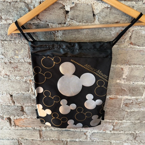Disney | Accessories | Disney Black Backpack With Blue Tag | Poshmark